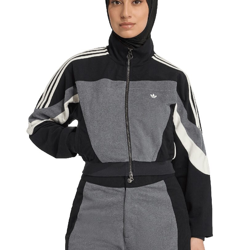 Суитшърт с цип и средновисока яка adidas Originals