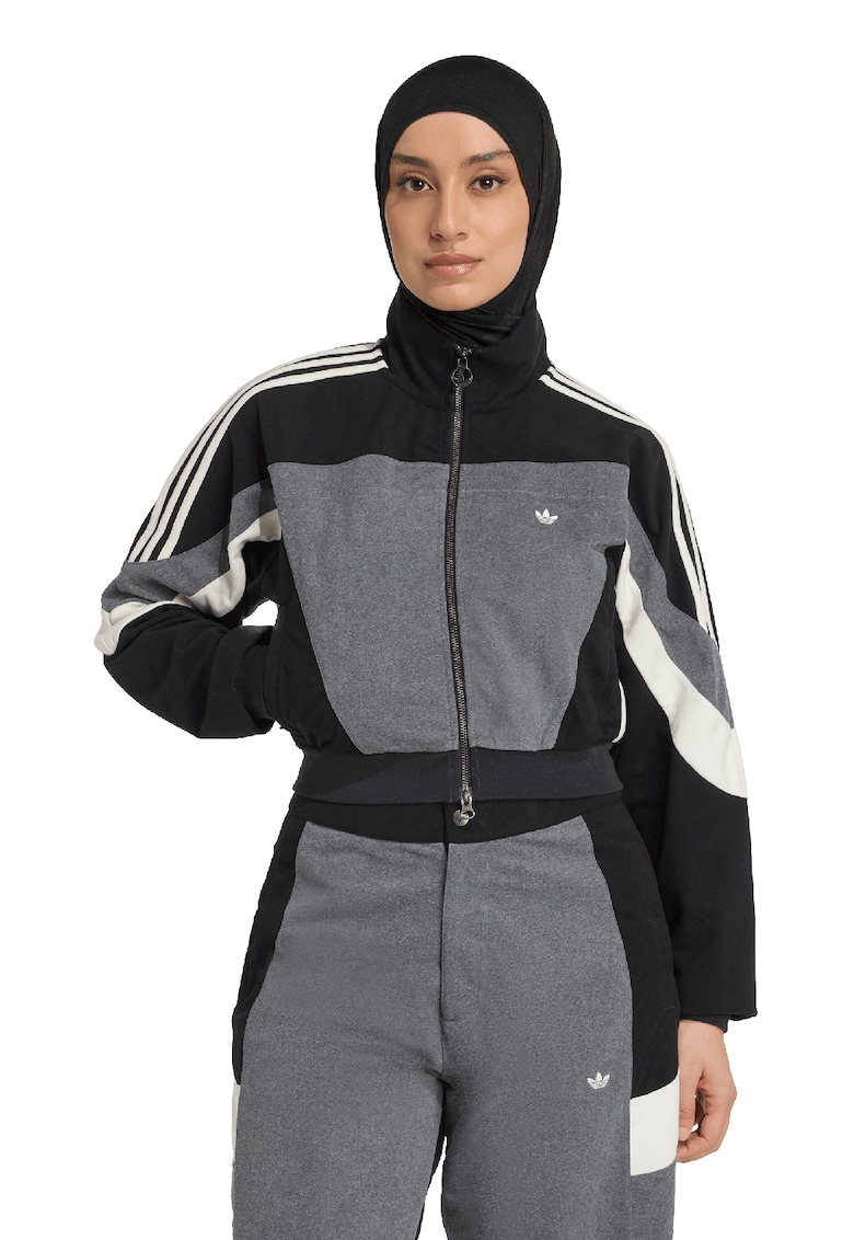 Суитшърт с цип и средновисока яка adidas Originals