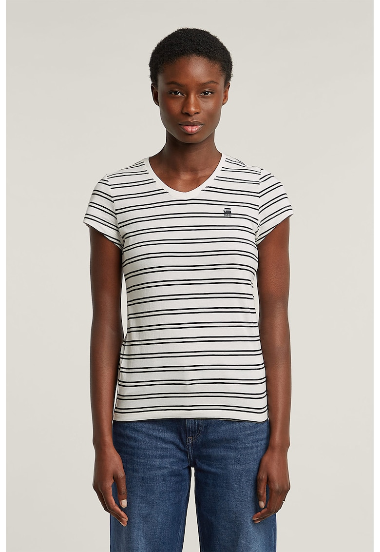 Тениска Eyben от органичен памук с шпиц G-STAR