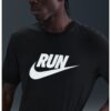 Тениска за бягане с лого Nike