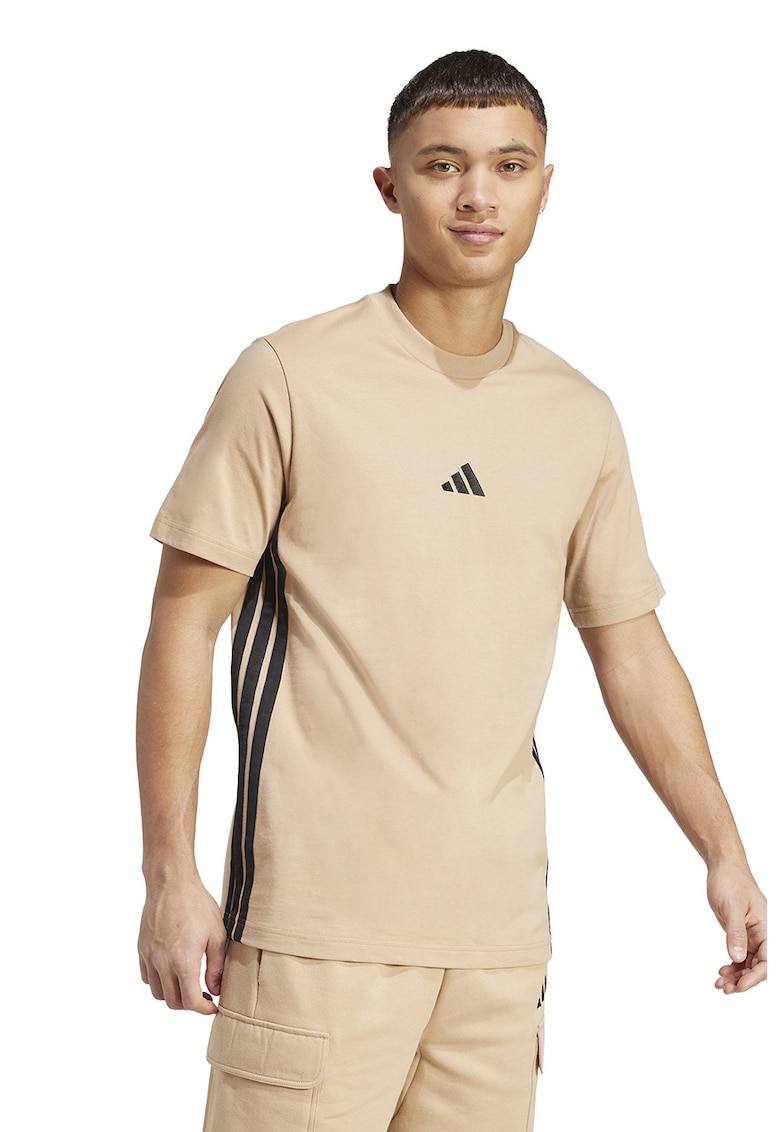 Тениска от памук с овално деколте и лого adidas Sportswear