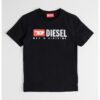 Тениска от памук с принт Diesel