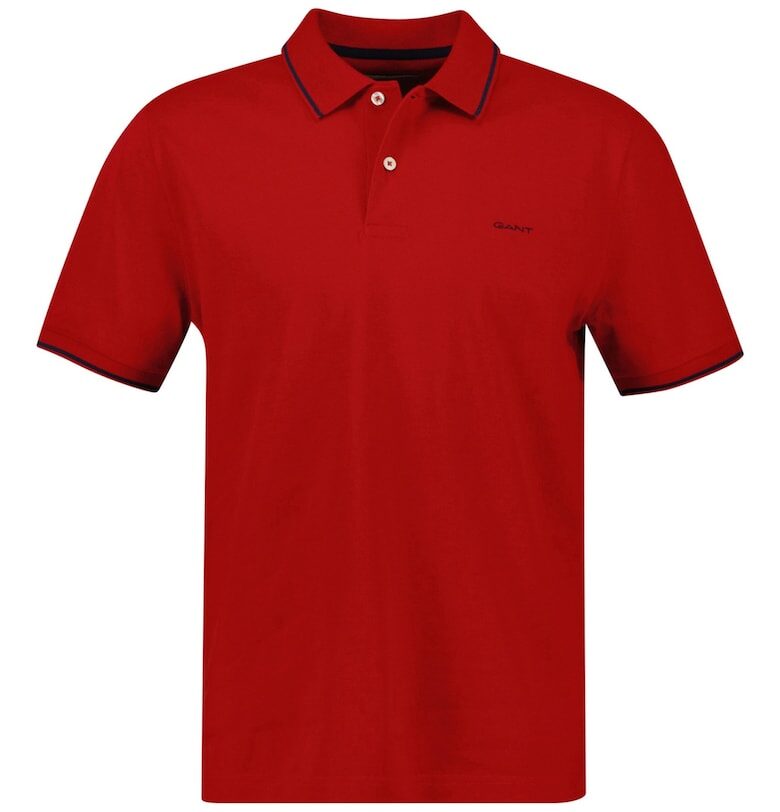 Тениска от пике с яка Gant