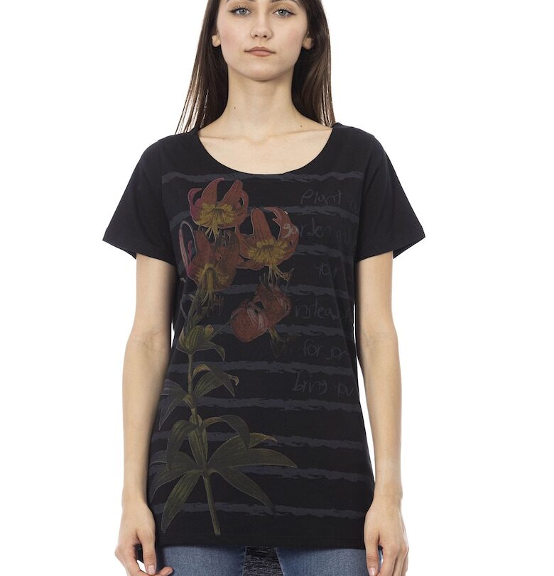 Тениска с асиметричен подгъв Trussardi