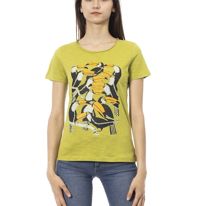 Тениска с графика Trussardi