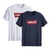 Тениска с лого - 2 части - Бял/Син Levis