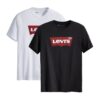 Тениска с лого - 2 части - Бял/Черен Levis