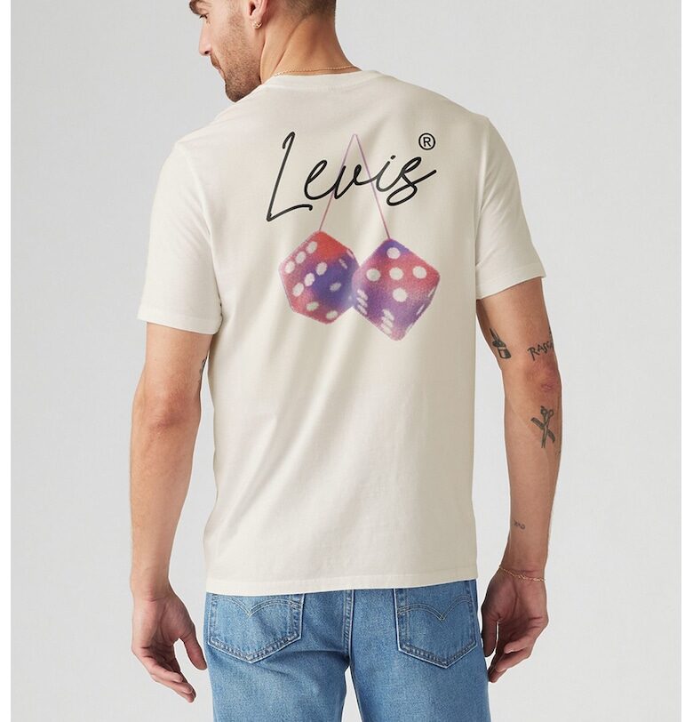 Тениска с лого Levis