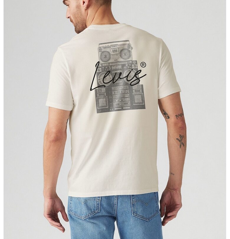 Тениска с лого Levis