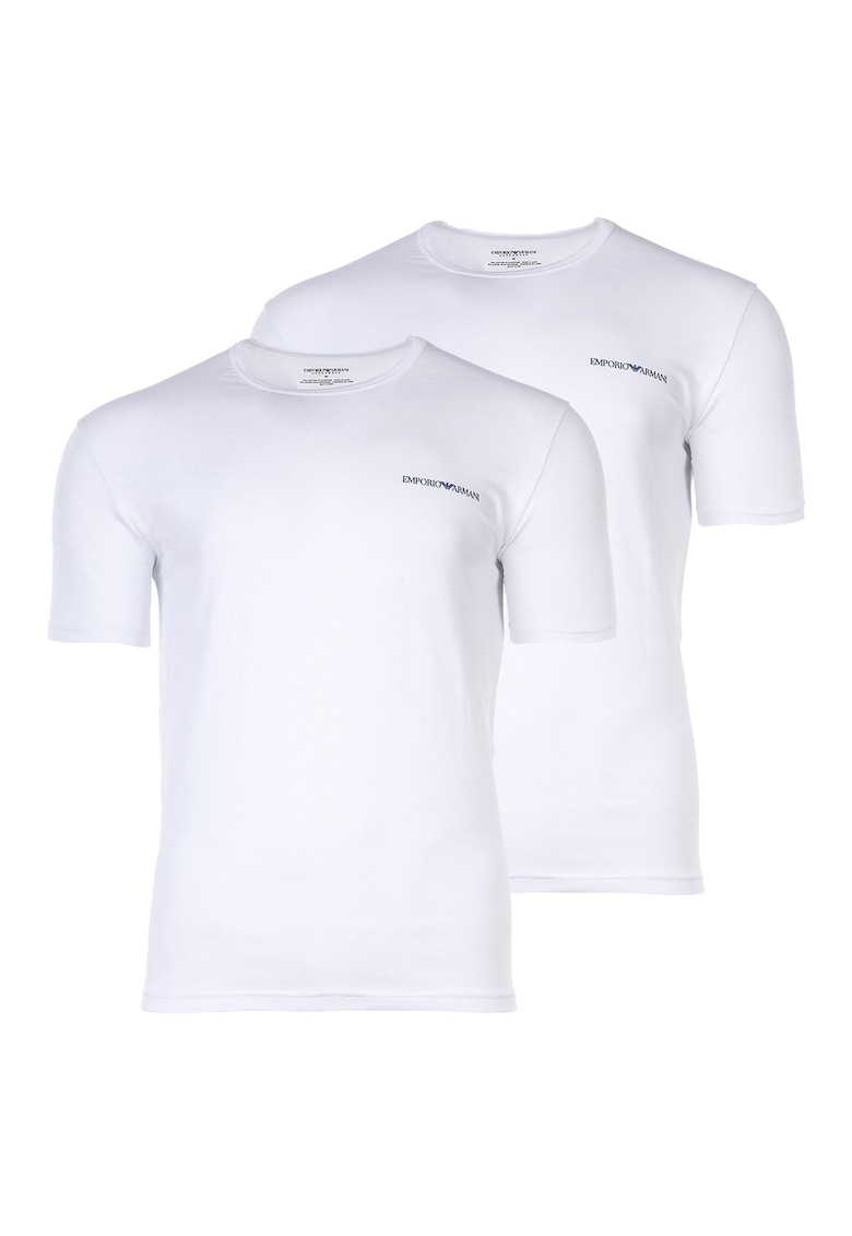 Тениска с овално деколте - 2 броя Emporio Armani