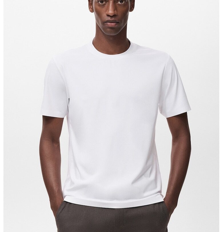 Тениска с овално деколте Mango