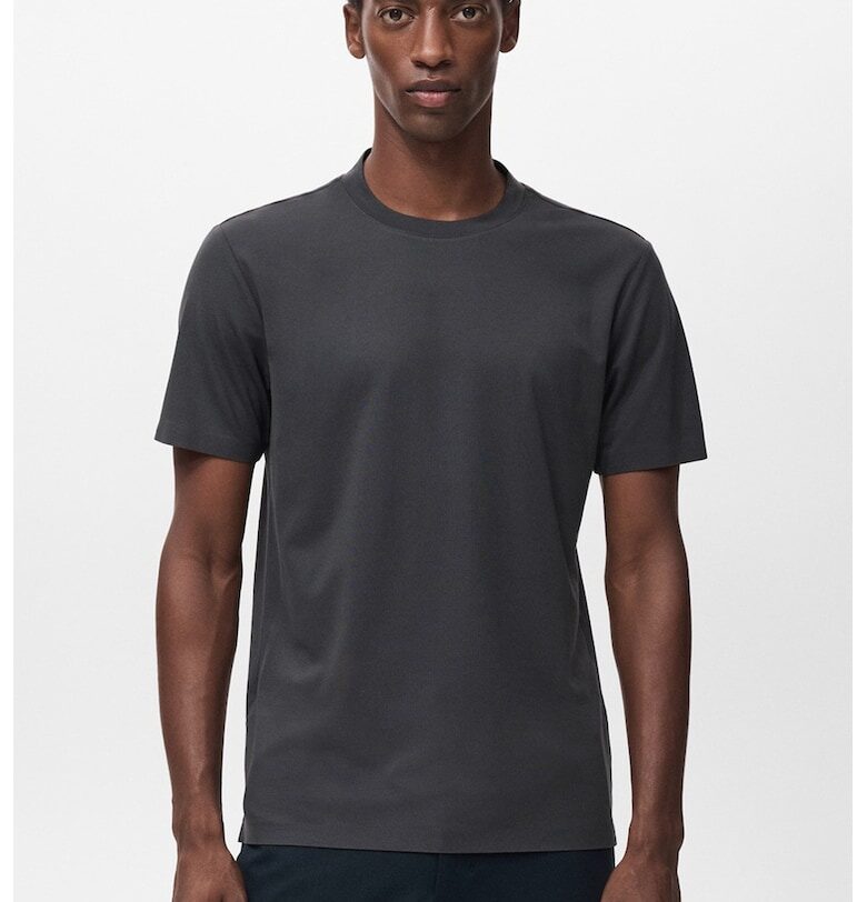 Тениска с овално деколте Mango