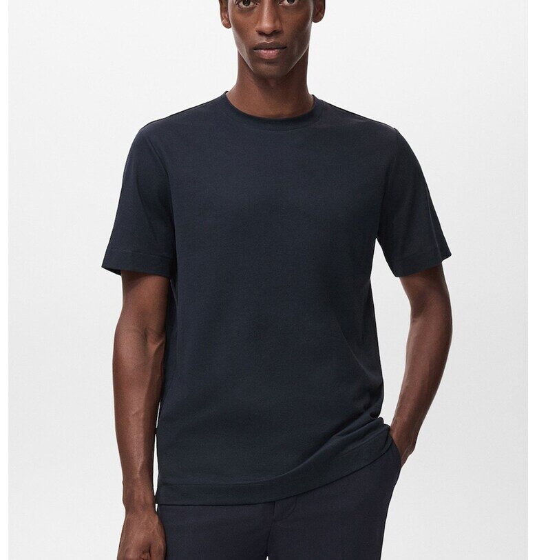 Тениска с овално деколте Mango