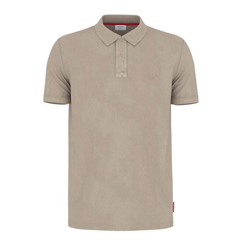 Тениска с органичен памук с яка JOOP Jeans