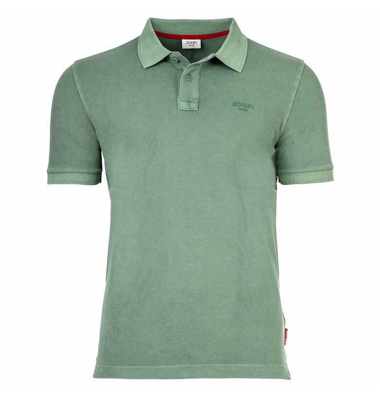 Тениска с органичен памук с яка JOOP Jeans