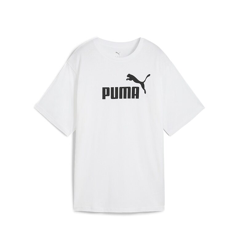 Тениска с паднали ръкави и лого Puma