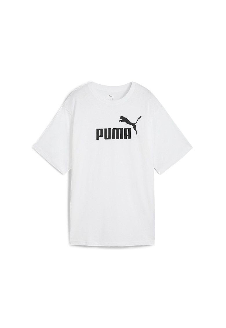 Тениска с паднали ръкави и лого Puma