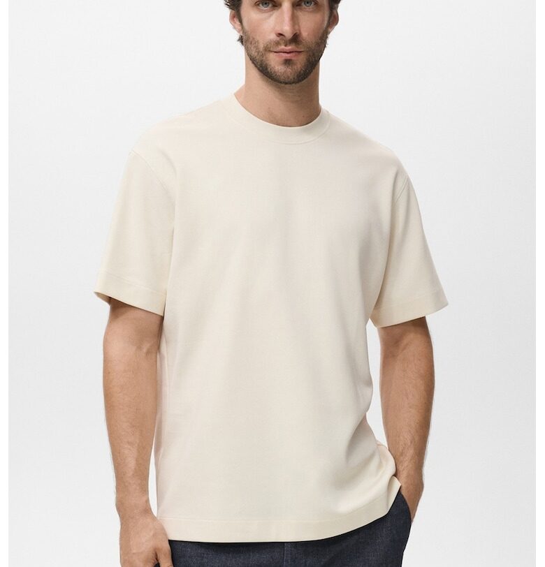 Тениска с памук Mango