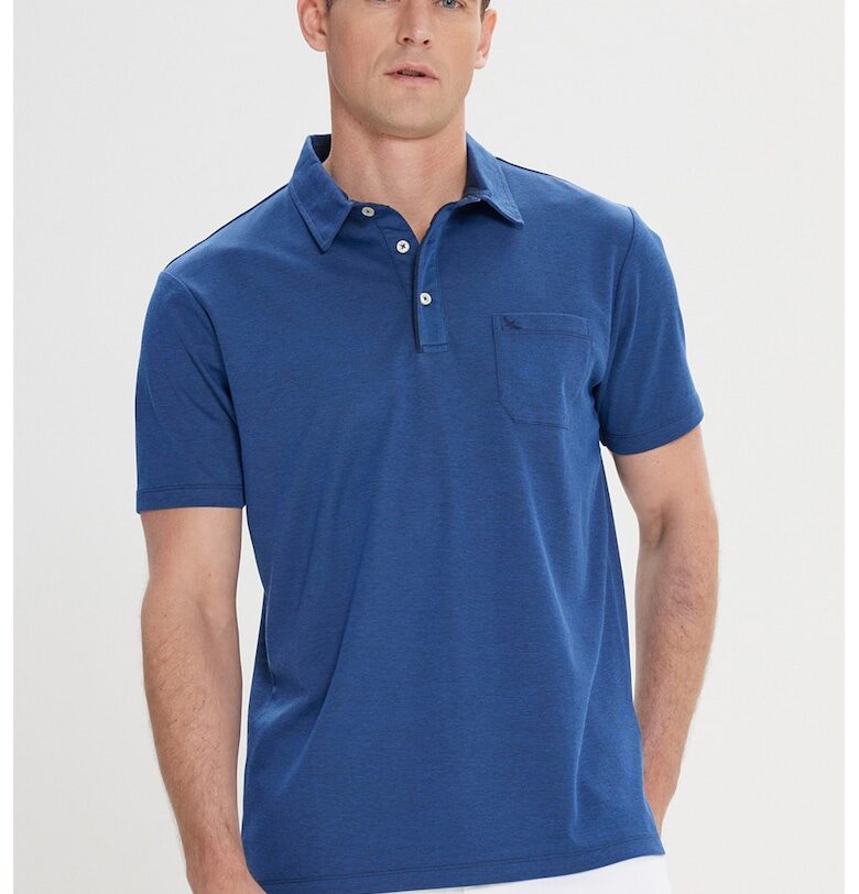 Тениска с яка и джоб ACCo