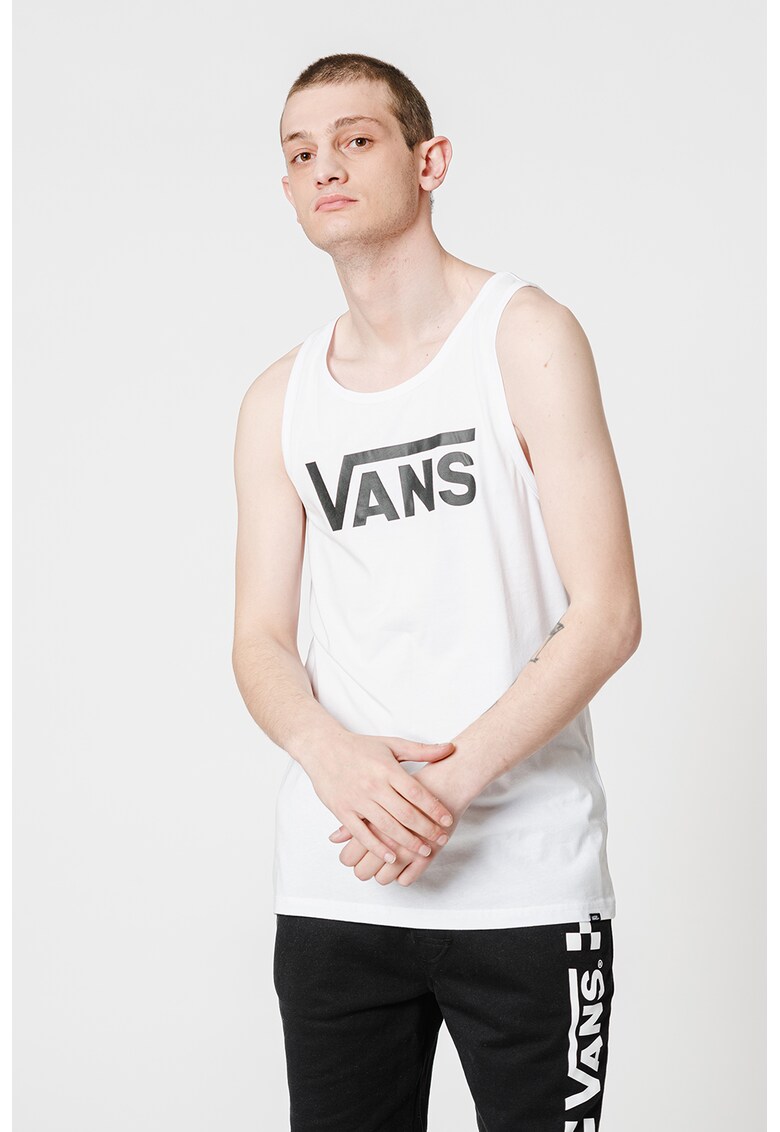 Топ Classic с изрязан гръб и лого Vans