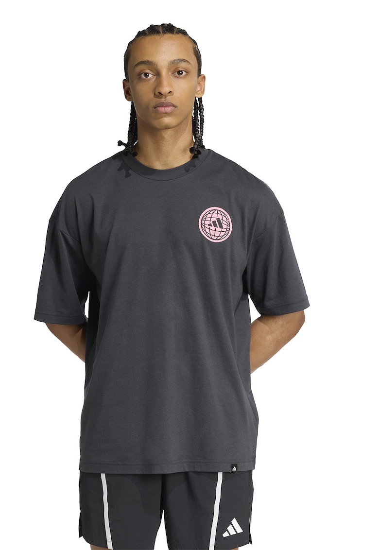 Тренировъчна свободна тениска с лого adidas Performance