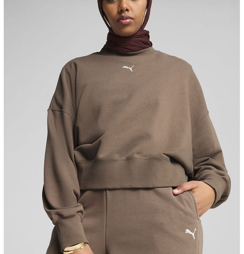 Уголемен суитшърт с памук Puma