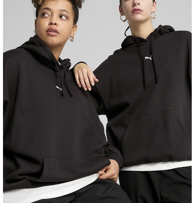 Уголемено худи с джоб кенгуру и връзка Puma