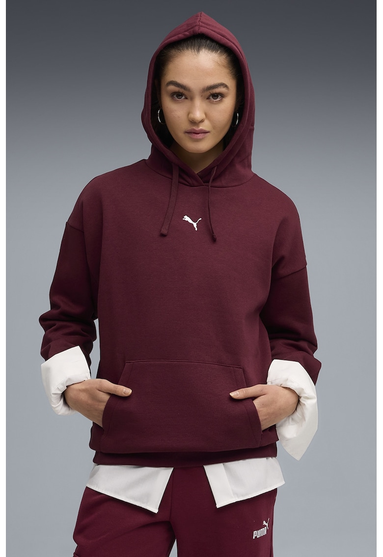 Уголемено худи с джоб кенгуру и връзка Puma