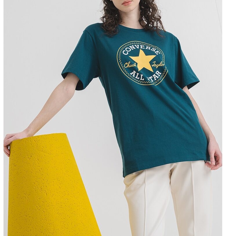 Унисекс памучна тениска Go-To All Star с лого Converse