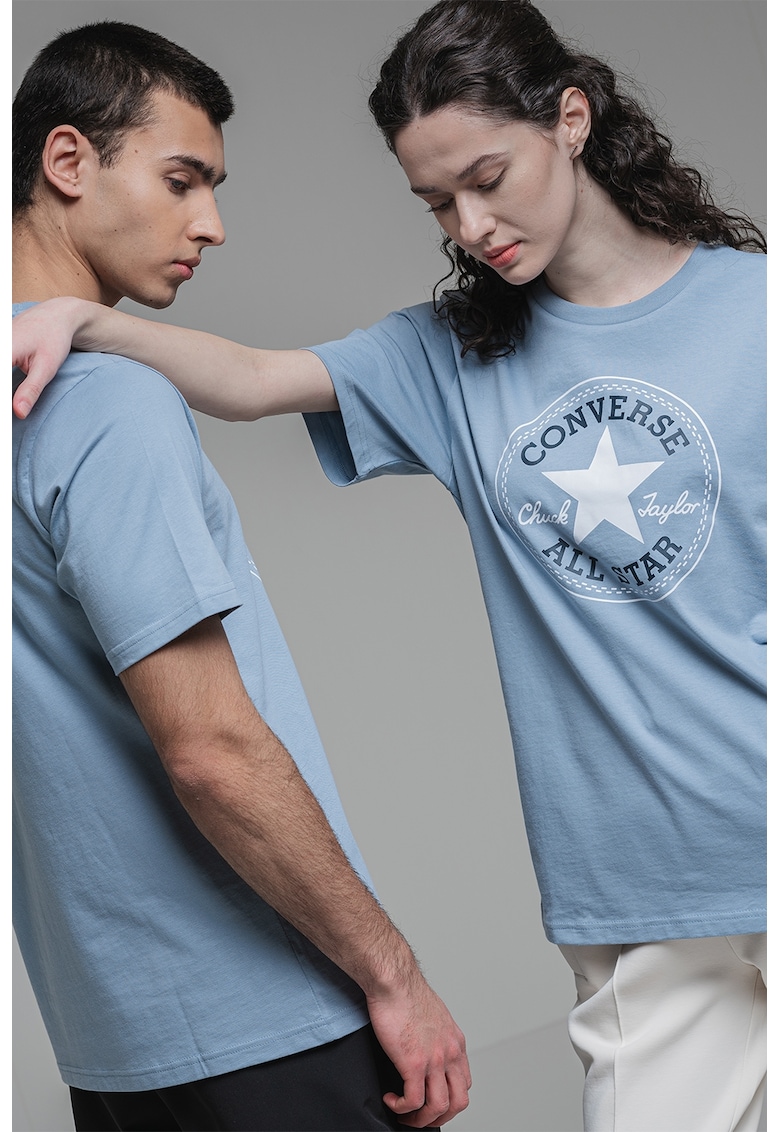 Унисекс памучна тениска Go-To All Star с лого Converse