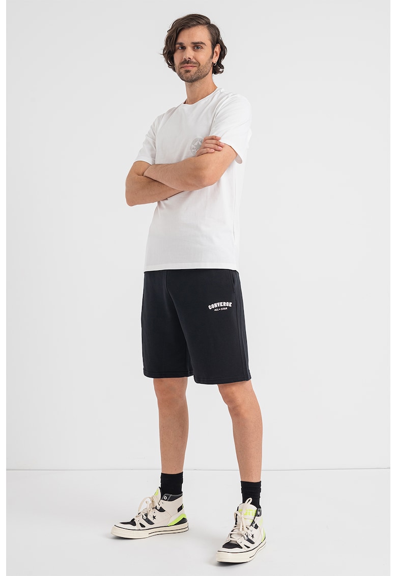 Унисекс памучна тениска с лого Converse