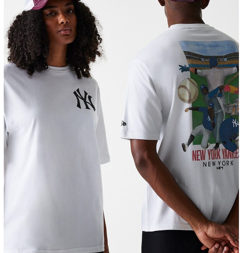 Унисекс тениска с принт New Era