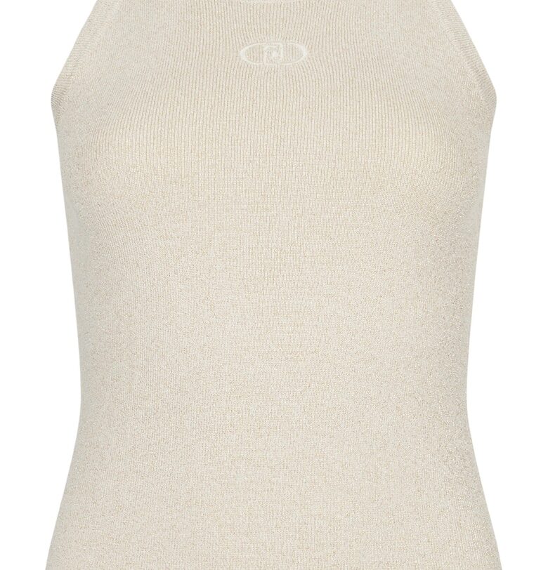 Фино плетен бляскав топ Liu Jo