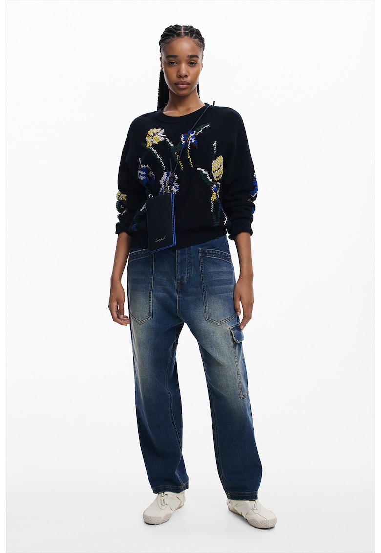 Флорален пуловер DESIGUAL