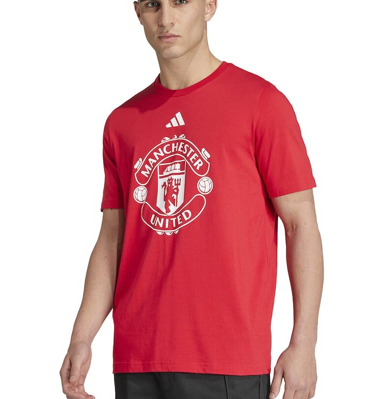 Футболна тениска Manchester Unitedс овално деколте adidas Performance