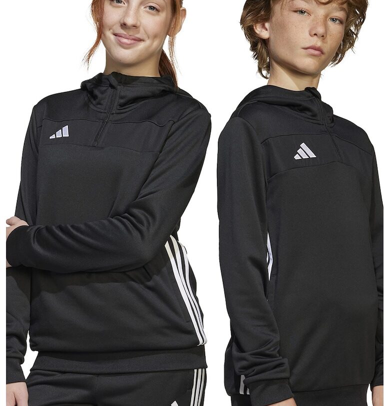 Футболно худи с къс цип adidas Performance