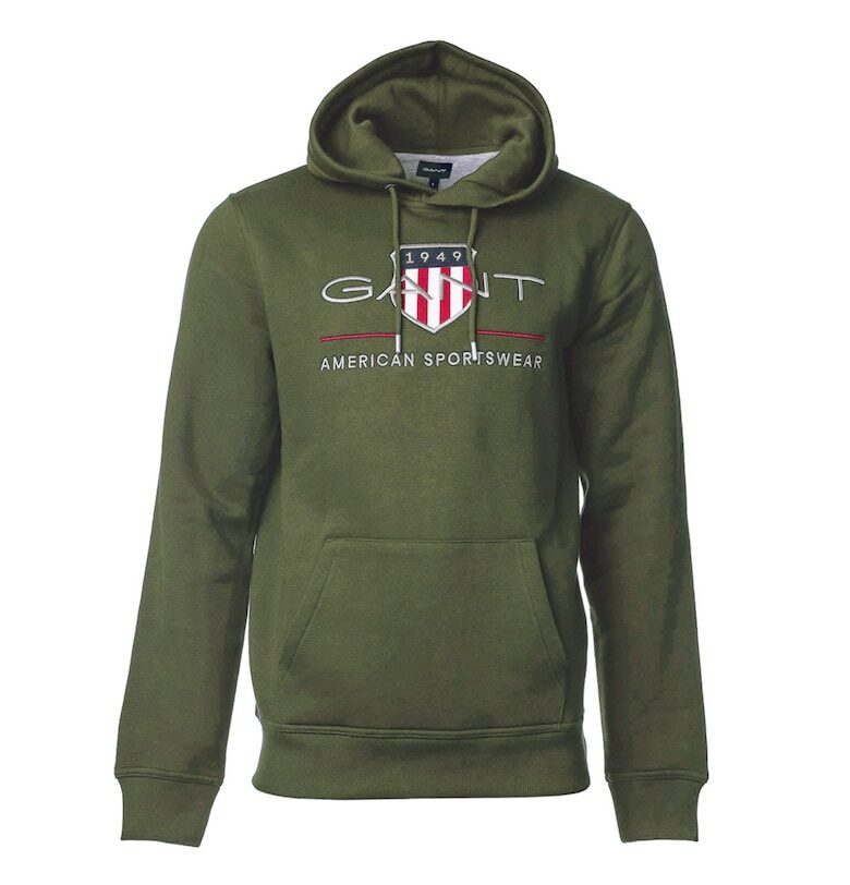 Худи Archive Shield с джоб кенгуру Gant