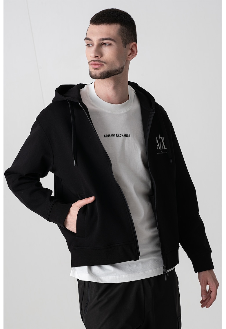 Худи с бродирано лого ARMANI EXCHANGE