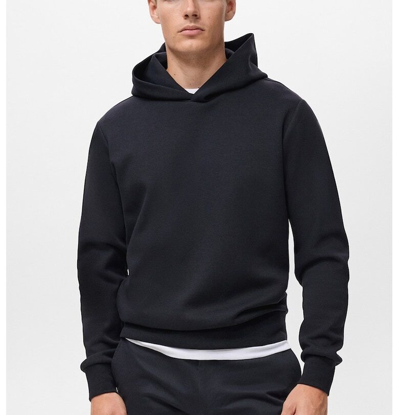 Худи с еластични маншети и подгъв Mango