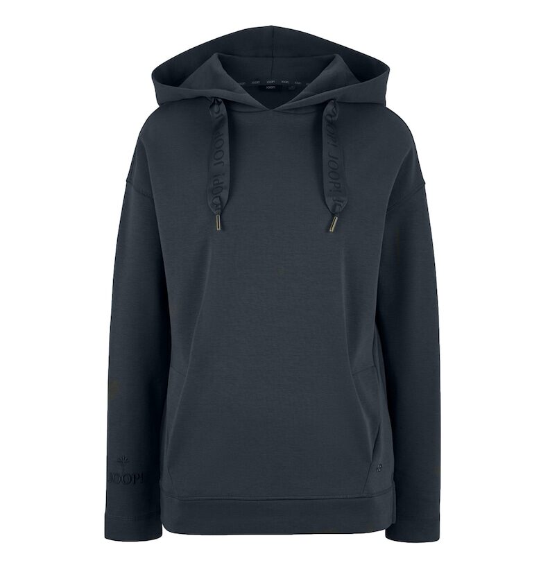 Худи с паднали ръкави и лого Joop