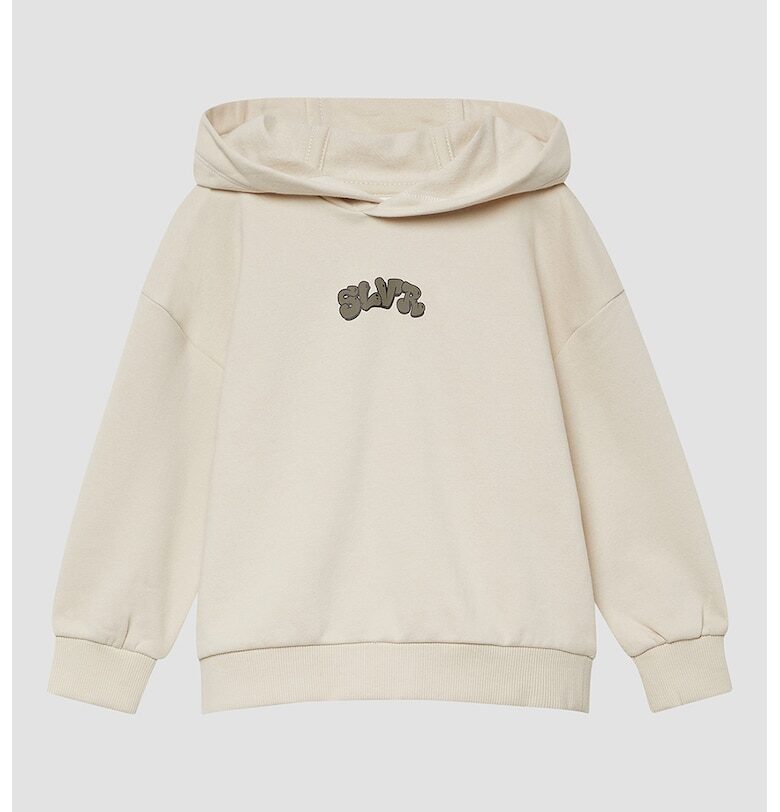 Худи с паднали ръкави и принт sOliver