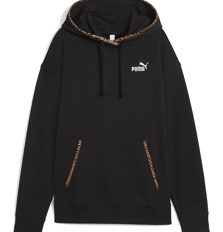 Худи с памук и принт на подплатата Puma