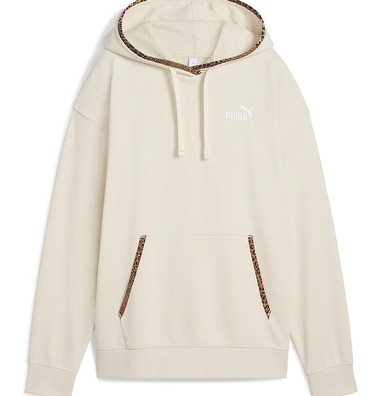 Худи с памук и принт на подплатата Puma