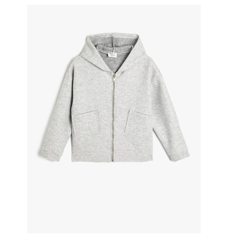 Худи с цип и джобове KOTON