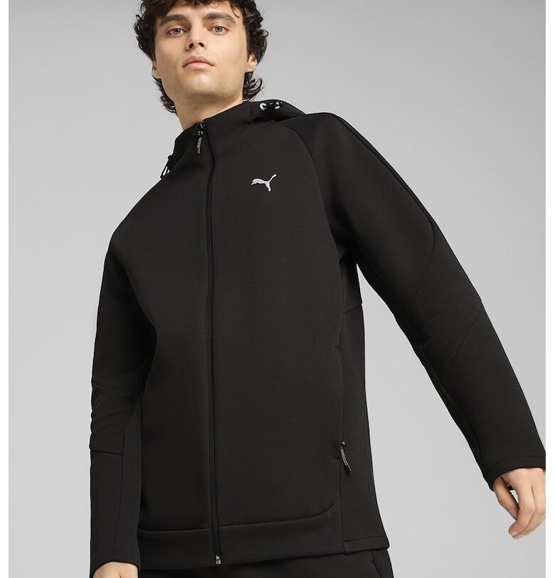 Худи с цип и ръкави реглан Puma