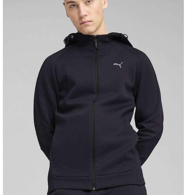 Худи с цип и ръкави реглан Puma