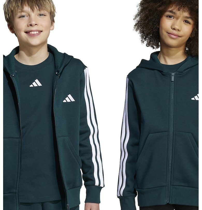 Худи със скосени джобове и цип adidas Sportswear