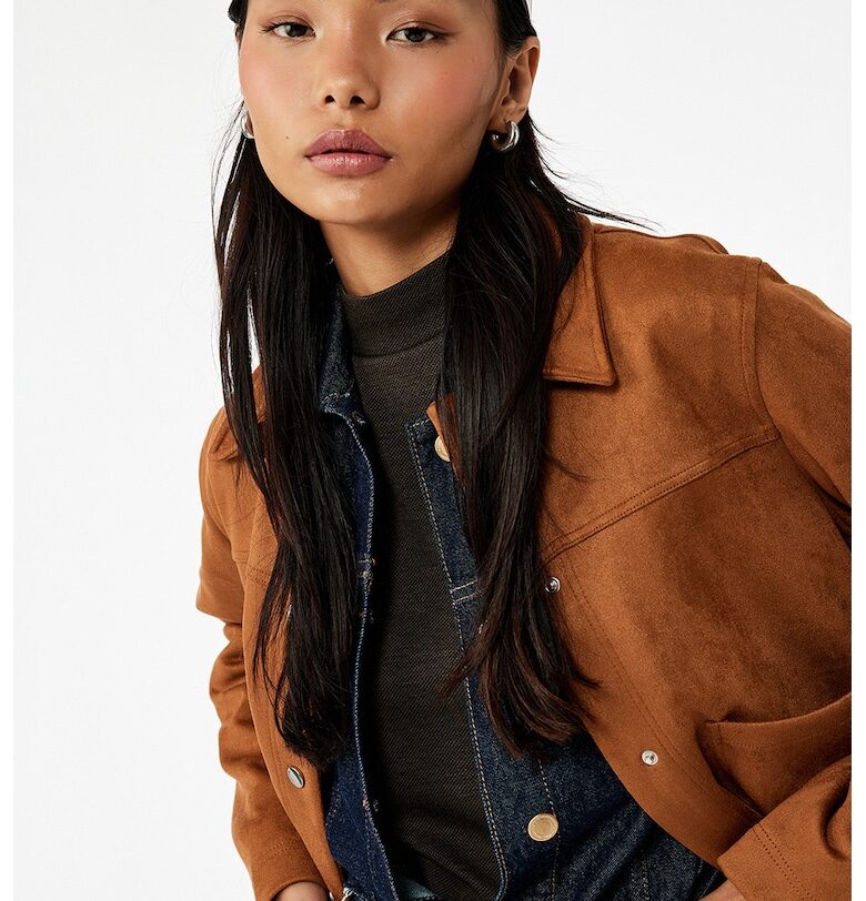 Шакет от еко велур с пришити джобове KOTON