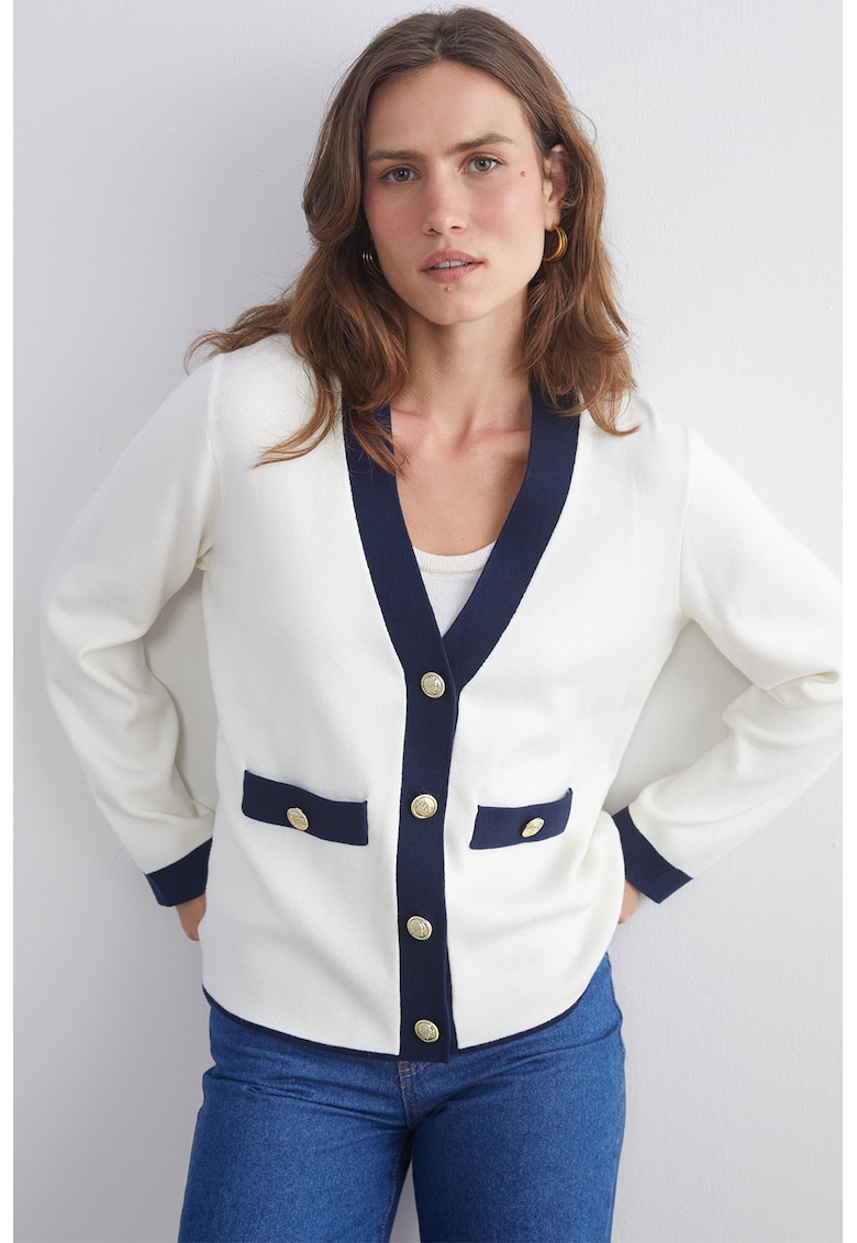 Шпиц жилетка с контрастни краища LC WAIKIKI