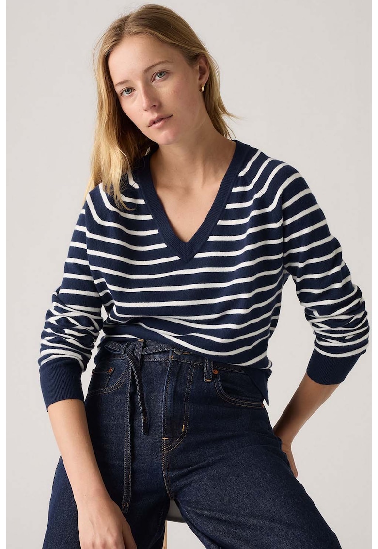 Шпиц пуловер на райе Levis